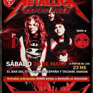 METALLICA EXPERIENCE - PREVENTA